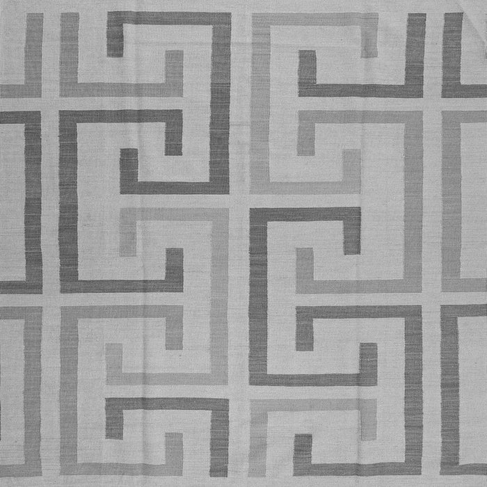Round Machine Washable Abstract Gray Contemporary Rug, wshcon1698gry