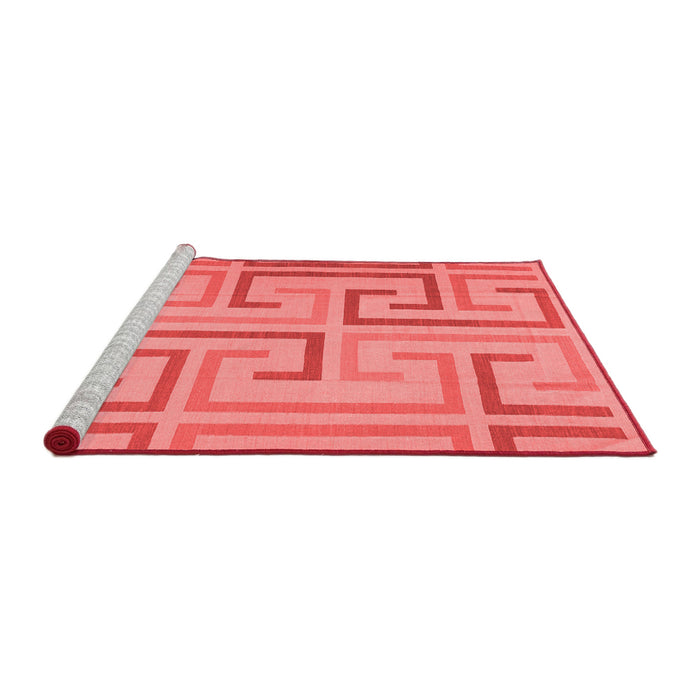 Contemporary Red Washable Rugs