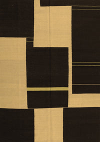 Abstract Brown Contemporary Rug, con1699brn