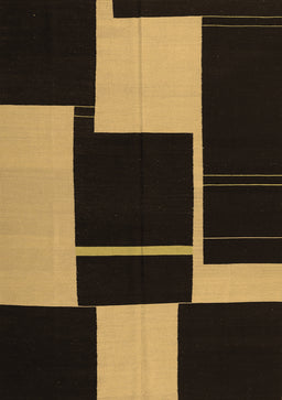 Abstract Brown Contemporary Rug, con1699brn