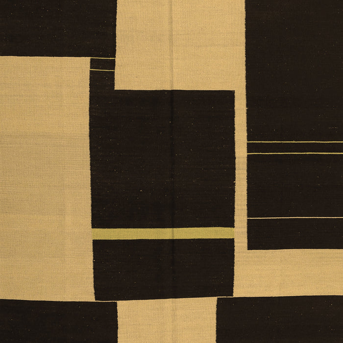 Abstract Brown Contemporary Rug, con1699brn