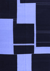 Abstract Blue Contemporary Rug, con1699blu