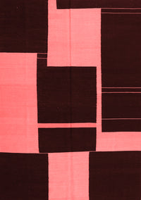 Abstract Red Contemporary Rug, con1699red