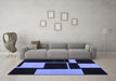 Machine Washable Abstract Blue Contemporary Rug in a Living Room, wshcon1699blu