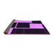 Sideview of Abstract Purple Contemporary Rug, con1699pur