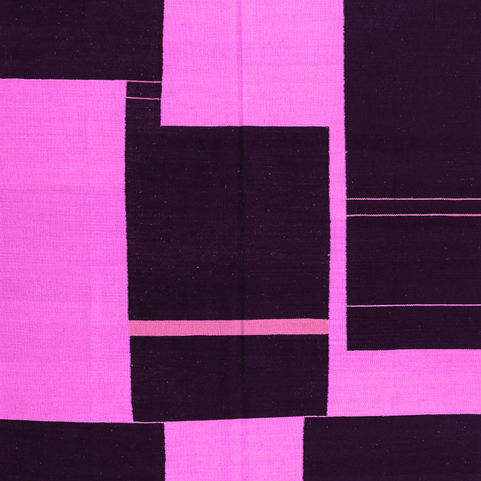 Machine Washable Abstract Pink Contemporary Rug, wshcon1699pnk