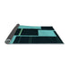 Sideview of Abstract Light Blue Contemporary Rug, con1699lblu