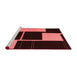 Contemporary Red Washable Rugs