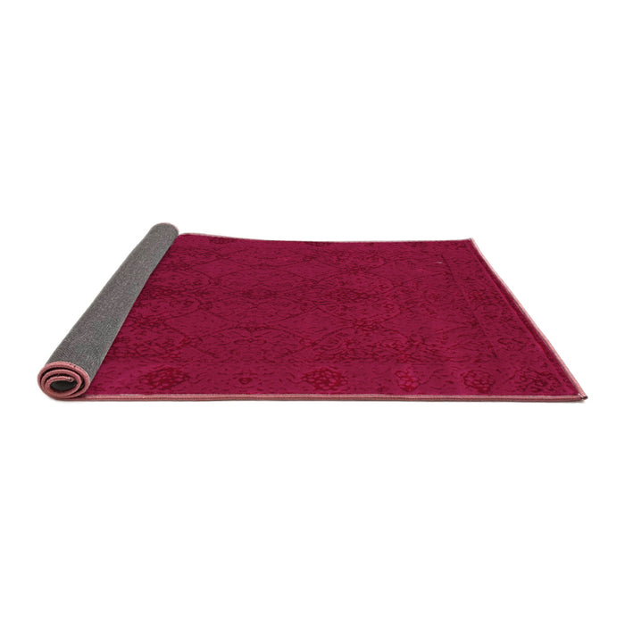 Sideview of Abstract Pink Contemporary Rug, con169pnk