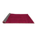 Sideview of Abstract Pink Contemporary Rug, con169pnk