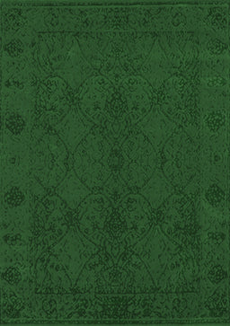 Abstract Emerald Green Contemporary Rug, con169emgrn