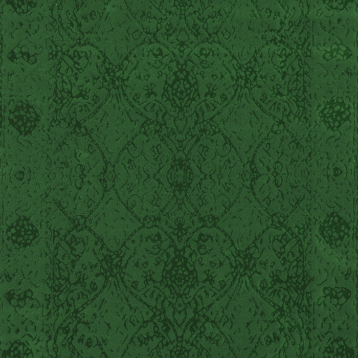 Abstract Emerald Green Contemporary Rug, con169emgrn