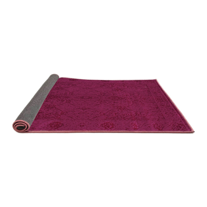 Sideview of Abstract Purple Contemporary Rug, con169pur