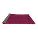 Sideview of Abstract Purple Contemporary Rug, con169pur