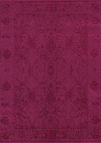 Abstract Purple Contemporary Rug, con169pur