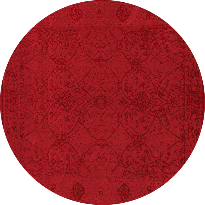 Machine Washable Abstract Red Contemporary Rug, wshcon169red