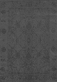 Abstract Gray Contemporary Rug, con169gry