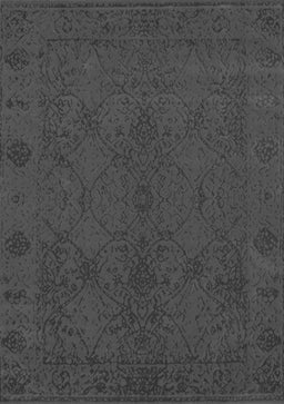 Abstract Gray Contemporary Rug, con169gry