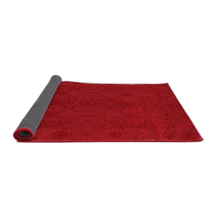 Abstract Red Contemporary Area Rugs