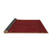 Sideview of Abstract Brown Contemporary Rug, con169brn