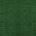 Square Abstract Emerald Green Contemporary Rug, con169emgrn