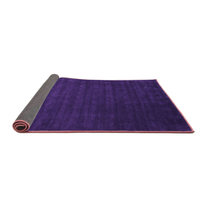 Sideview of Abstract Purple Contemporary Rug, con16pur