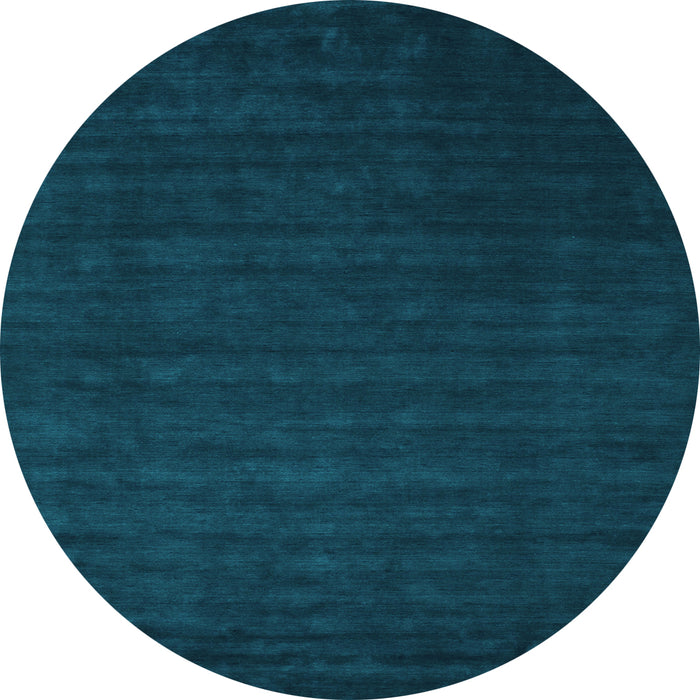 Round Machine Washable Abstract Light Blue Contemporary Rug, wshcon16lblu