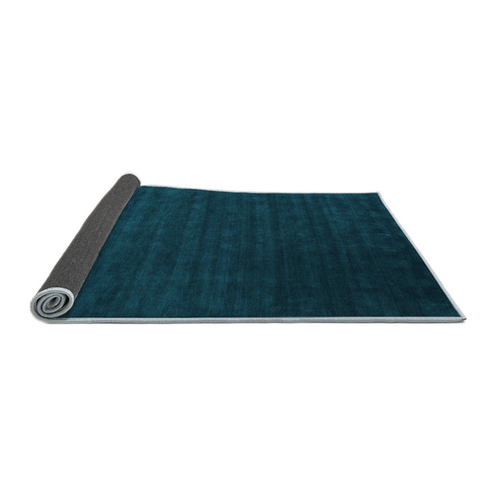 Sideview of Abstract Light Blue Contemporary Rug, con16lblu