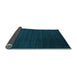 Sideview of Abstract Light Blue Contemporary Rug, con16lblu