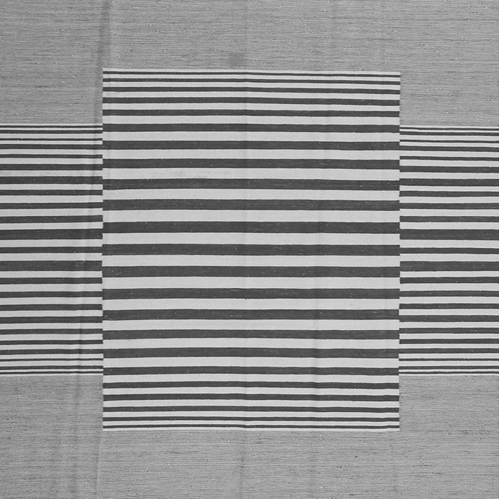 Serging Thickness of Abstract Gray Contemporary Rug, con1700gry