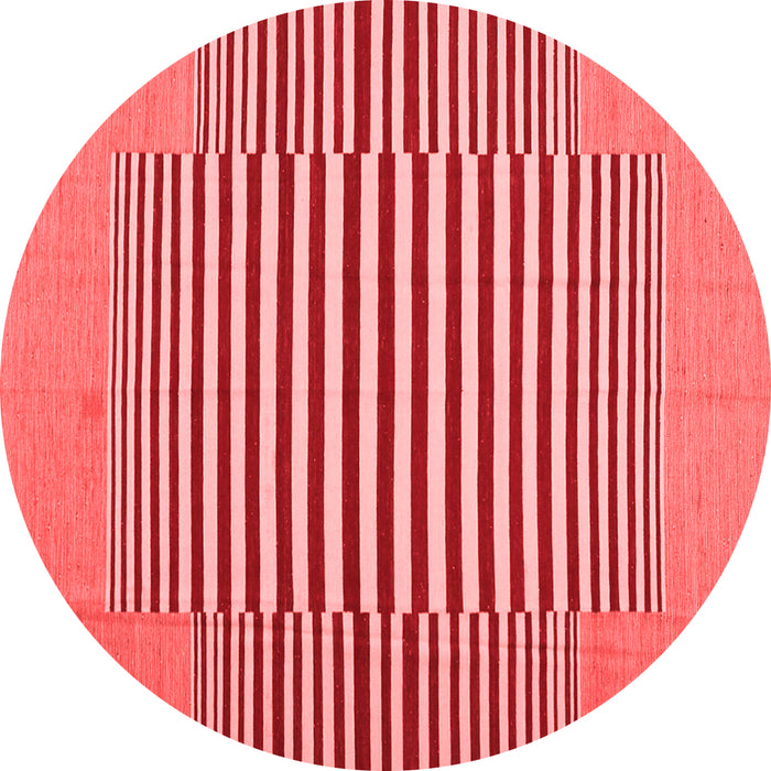 Machine Washable Abstract Red Contemporary Rug, wshcon1700red