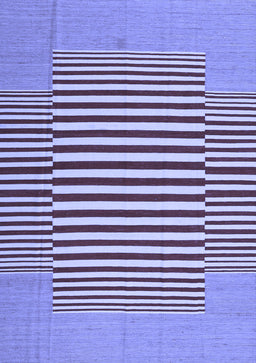 Abstract Blue Contemporary Rug, con1700blu
