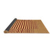 Sideview of Abstract Brown Contemporary Rug, con1700brn