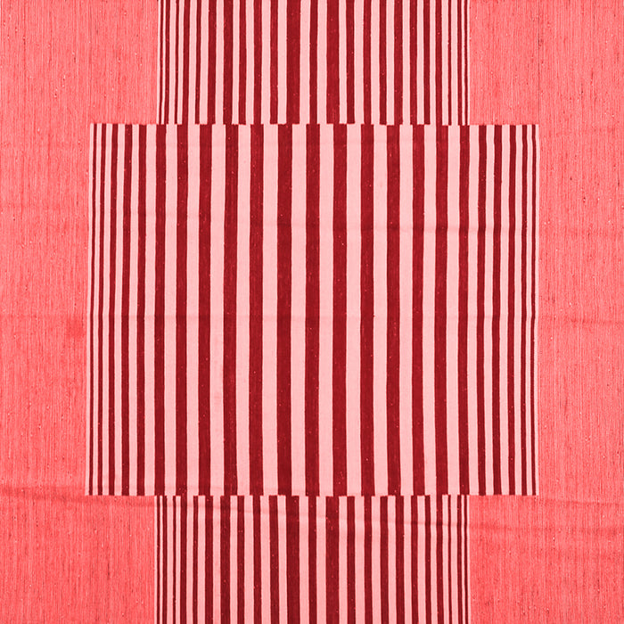 Machine Washable Abstract Red Contemporary Rug, wshcon1700red