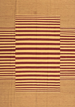 Abstract Brown Contemporary Rug, con1700brn