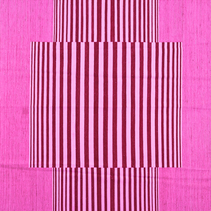Square Abstract Pink Contemporary Rug, con1700pnk