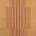 Square Abstract Brown Contemporary Rug, con1700brn