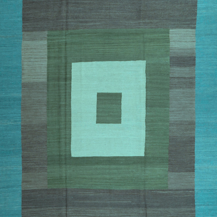 Machine Washable Abstract Light Blue Contemporary Rug, wshcon1701lblu