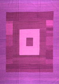 Abstract Pink Contemporary Rug, con1701pnk