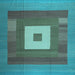 Square Abstract Light Blue Contemporary Rug, con1701lblu