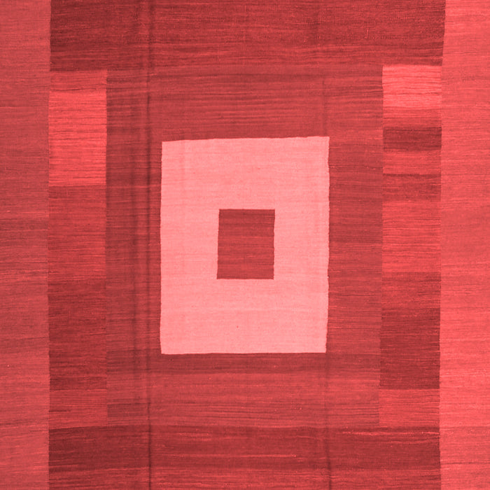 Abstract Red Contemporary Area Rugs