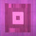 Square Abstract Pink Contemporary Rug, con1701pnk