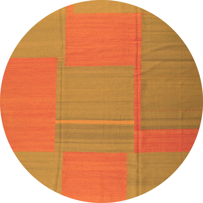 Machine Washable Abstract Orange Contemporary Area Rugs, wshcon1702org