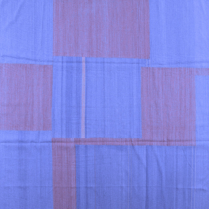Square Abstract Blue Contemporary Rug, con1702blu