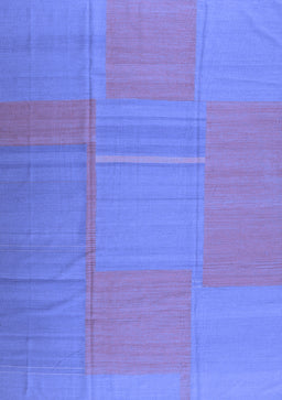 Abstract Blue Contemporary Rug, con1702blu