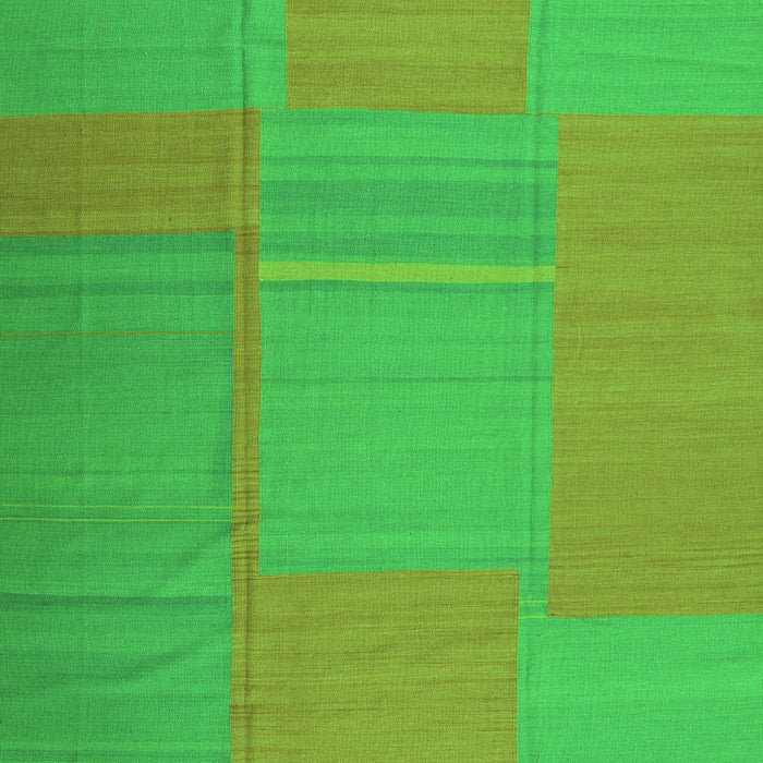 Abstract Green Contemporary Rug, con1702grn