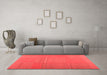 Contemporary Red Washable Rugs