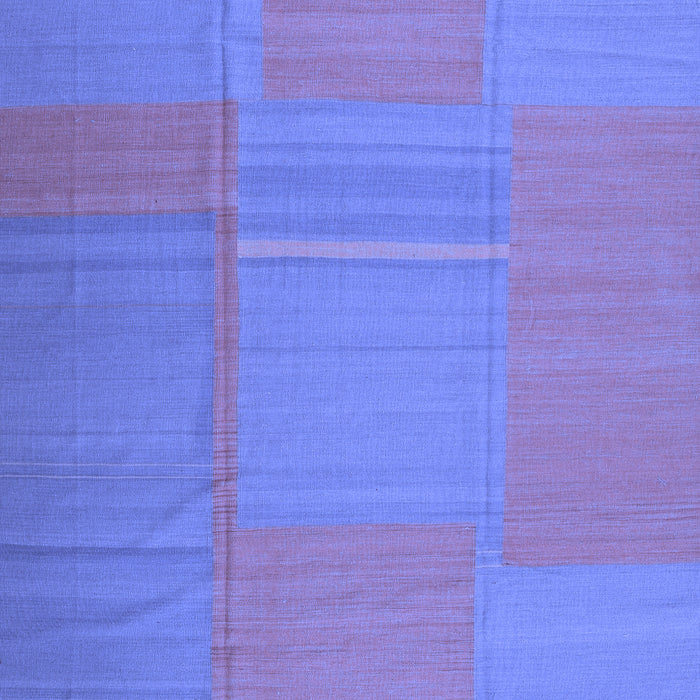 Machine Washable Abstract Blue Contemporary Rug, wshcon1702blu