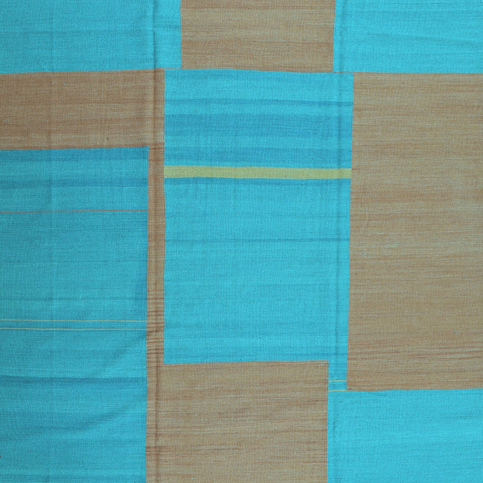 Abstract Light Blue Contemporary Rug, con1702lblu