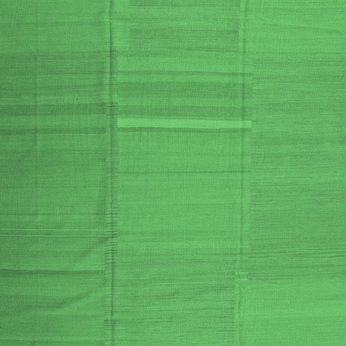 Machine Washable Abstract Emerald Green Contemporary Area Rugs, wshcon1702emgrn